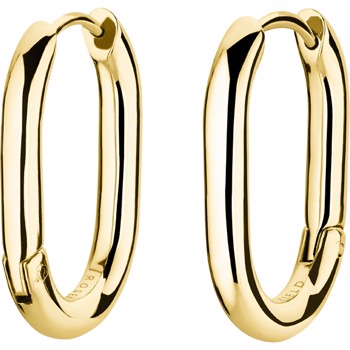 Rosefield lille Oval hoops øreringe JEOSG-J569
