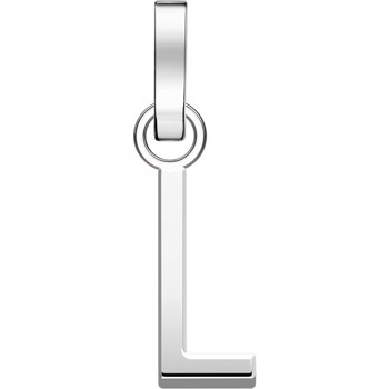 Rosefield bogstav L PE-Sølv-1L