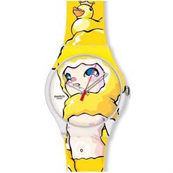 Image of SWATCH SUOZ113 UNISEX DUCKY BRIGADE*