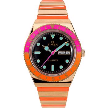 Forgyldt stål Malibu Quartz dame ur fra Timex