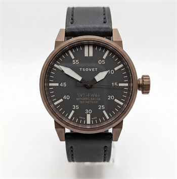 Stål/bronzefarvet  Quartz Herre ur fra TSOVET