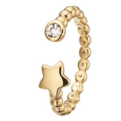 2.13.B Single Star Forgyldt sølv Collect fingerringe smykke Christina Collect passer på de populære armbånd og ure fra Christina Design