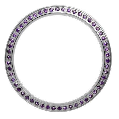 Topring i sølv med 54 lilla Amethyst fra Christina Jewelery & Watches