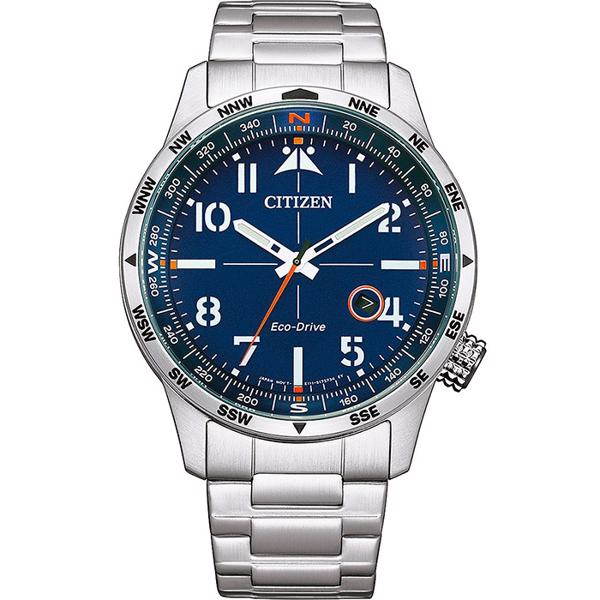 Stål Ecodrive sport Pilot Eco-Drive Quartz Herre ur fra Citizen