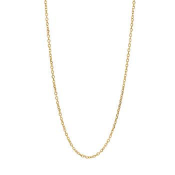 SON kæde stål IP gold, anker facet  45+5cm, fra Son of Noa