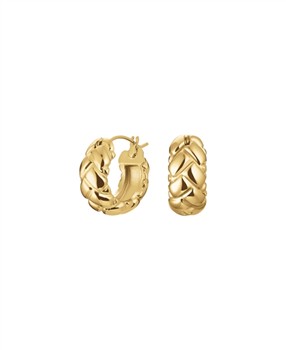 Rosefield Mini Braided Hoops JEMBG-J970, fra Rosefield