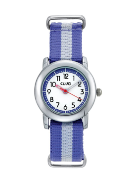 mat sølv  Quartz Pige ur fra Club Time