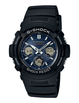 sort resin med stål G-Shock quartz multifunktion (5230) Herre ur fra Casio
