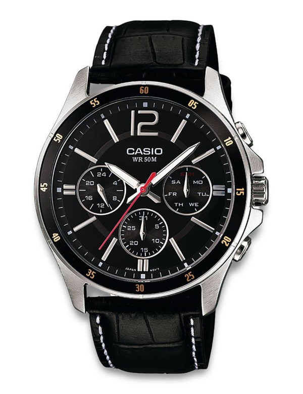 Hos Ur-Tid.dk har vi Casio model MTP-1374PL-1AVEF til markedets bedste priser