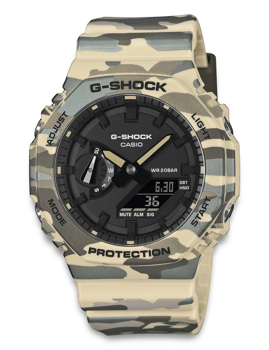 Hos Ur-Tid.dk har vi Casio model GA-2100CM-5AER til markedets bedste priser