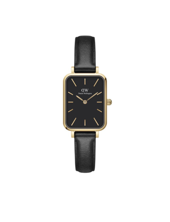 Forgyldt stål Quadro Sheffield batteridrevet quartz Dame ur fra Daniel Wellington