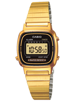 Casio LA670WEGA-1EF dameur i guld