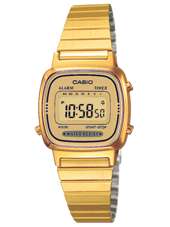 Casio LA670WEGA-9EF dameur i guld