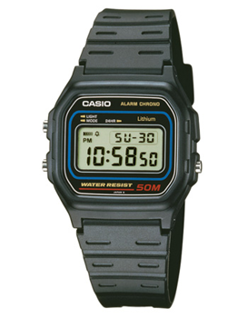 CASIO Classic Unisex digital ur, W-59-1VQ