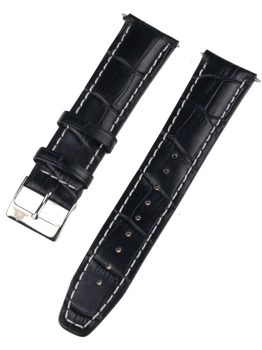 Model 22 mm schwarz - silber, autoriseret forhandler Ur-tid