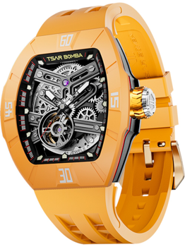 Model TB8218-Fluororubber-DynamicYellow, autoriseret forhandler Ur-tid